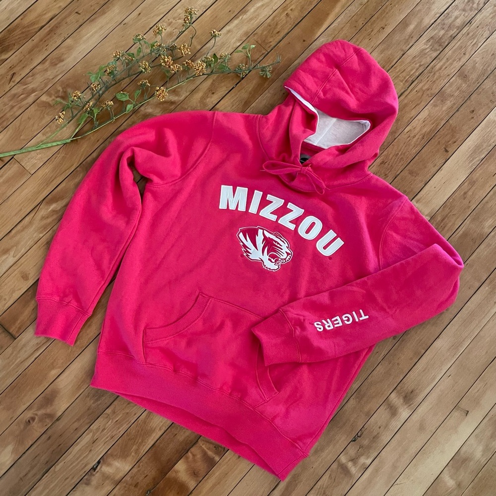 Missouri Tigers Stadium Athletics Pink Hoodie- Medium